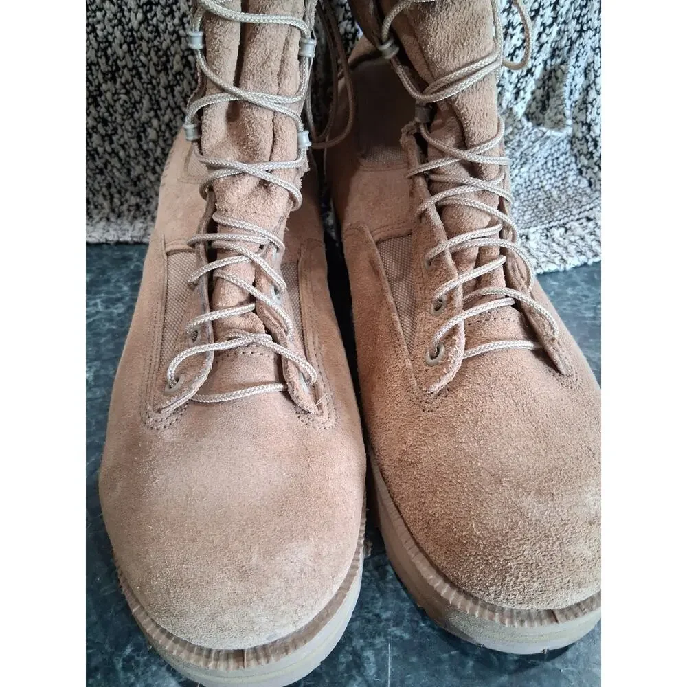Belleville Gore-Tex Waterproof Military Combat Boots Tan Mens 11.5 W Lace Up USA